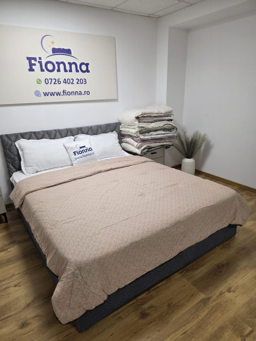 Pilota cu Banda Decorativa 200x230cm - Rose cu Franjuri [3]