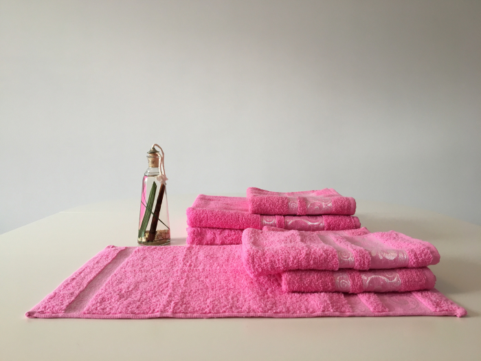 Prosop Fantezie Roz 70x140cm [5]