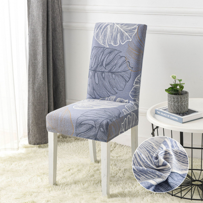 Set 6 Huse Scaune - Bleu Ficus [1]
