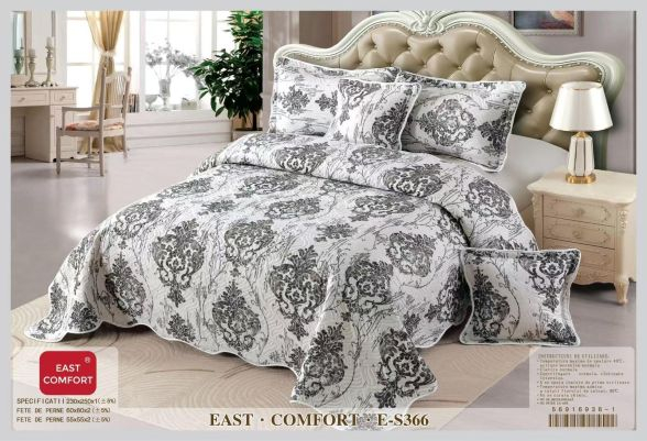 Set Cuvertura 5 Piese - Royal Alb Cu Negru [1]