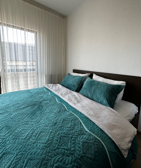 Set Cuvertura Din Catifea 3 Piese - Albastru [5]