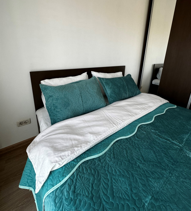 Set Cuvertura Din Catifea 3 Piese - Albastru [3]