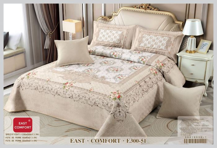 Set Cuvertura Din Catifea 5 Piese - Eleganta Regala [1]