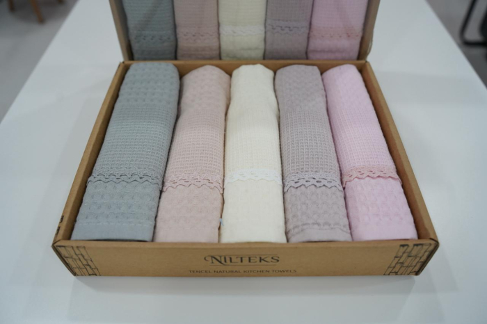 Set 5 Prosoape De Bucatarie - Culori Pastelate [8]