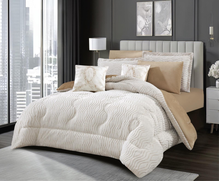 Set Pilota Cu 2 Fete Cu Blanita RABBIT - Iepure Bej Cacao Cu Lapte [1]