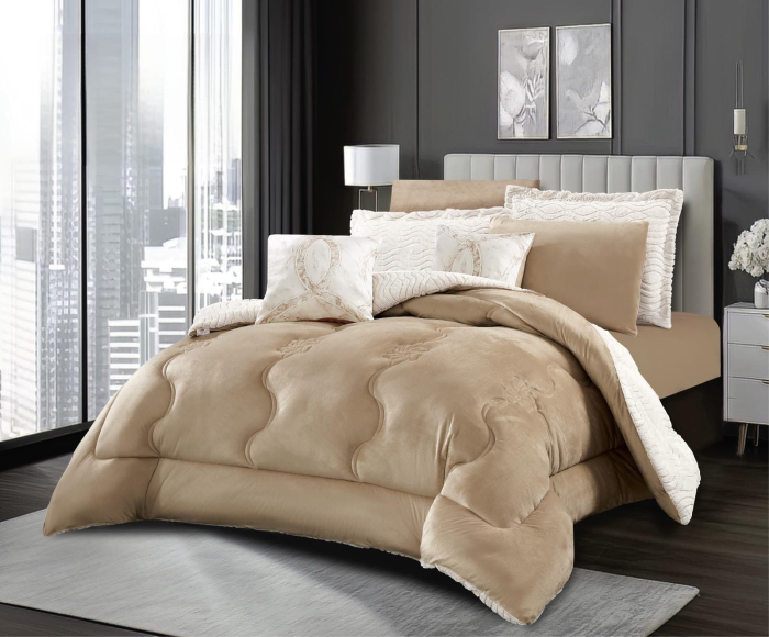 Set Pilota Cu 2 Fete Cu Blanita RABBIT - Iepure Bej Cacao Cu Lapte [2]