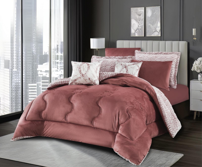 Set Pilota Cu 2 Fete Cu Blanita RABBIT - Iepure Roz Prafuit [2]