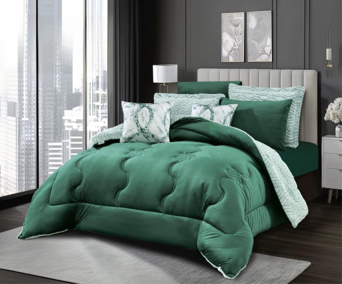 Set Pilota Cu 2 Fete Cu Blanita RABBIT - Iepure Verde [2]