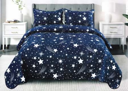 CUVERTURI - Cuvertura Bumbac Satinat Matlasat - Stele