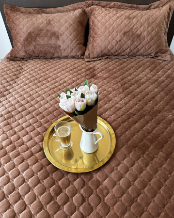 Cuvertura Catifea Premium UNI - Maro [7]