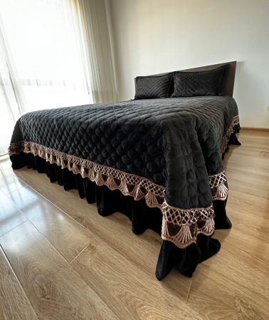 Cuvertura Catifea Premium UNI - Negru [4]