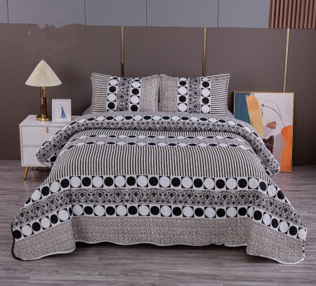 Cuvertura Din Bumbac Matlasat Cu 2 Fete - Animal Print [1]