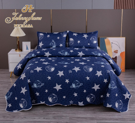 Cuvertura Din Bumbac Matlasat Cu 2 Fete - Feriga [1]