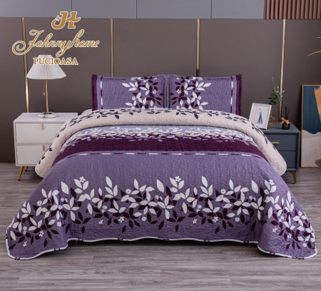 Cuvertura Din Bumbac Matlasat Cu 2 Fete - Indian Style [1]