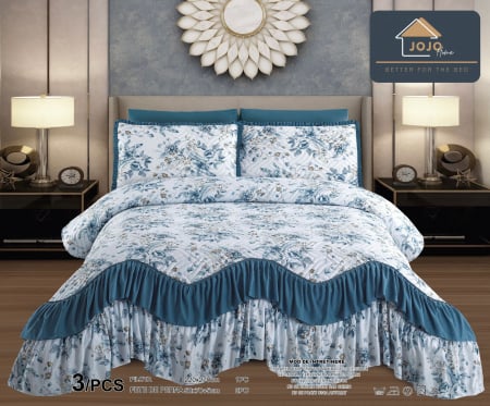 CUVERTURI - Cuvertura Finet Pemium - Blue Flowers