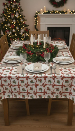 Fata De Masa Pentru Craciun 150x150cm - Fundite [1]