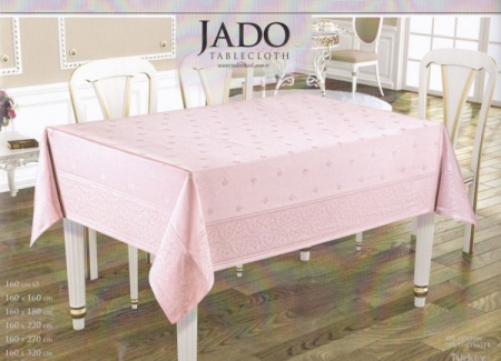 FETE DE MASA - Fata De Masa Polycotton 160x320cm - Roz Bordura