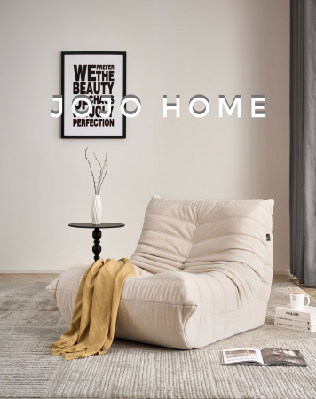 Fotolii - Fotoliu Modern Premium Curbat - Relaxare Suprema - Crem