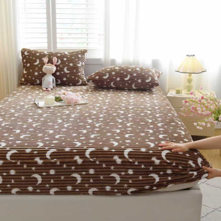 Husa Cocolino Model Gofrat Cu Stelute - Maro [5]