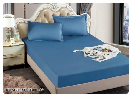 HUSE DE PAT CU ELASTIC - Husa Cu Elastic Din Jersey Reiat 180x200cm - Regal Blue