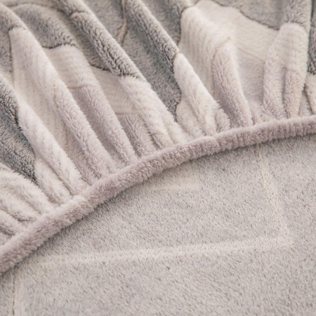 Husa cu Elastic si Fete de Perna Cocolino - Dungi In Zig Zag [3]