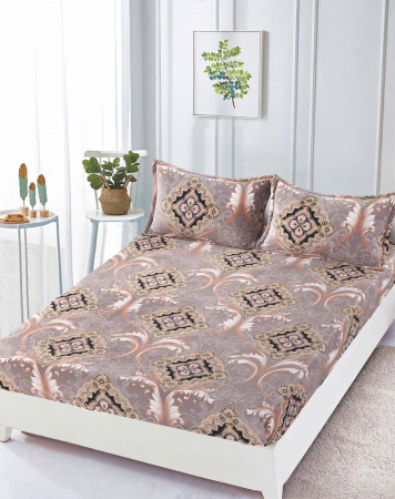Huse De Pat Cocolino - Husa cu Elastic si Fete de Perna Cocolino - Bej Royal