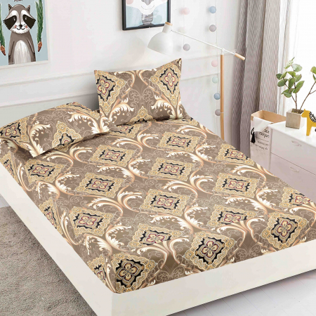 HUSE DE PAT CU ELASTIC - Husa cu Elastic si Fete de Perna Din Finet - Royal