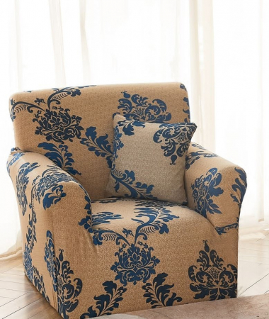 Huse Canapele Bumbac + Elastan - Husa Elastica Pentru Fotoliu/ Canapea/ Coltar - Roz Cu Inimioare