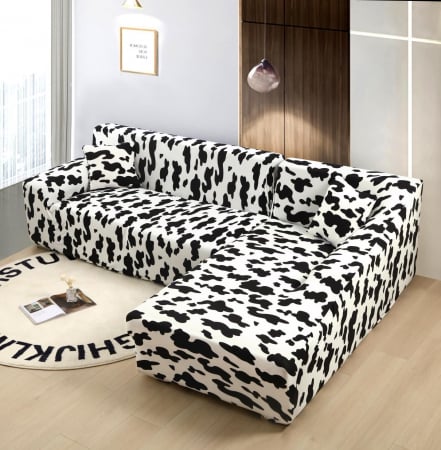 HUSE CANAPELE & SCAUNE - Husa Elastica Pentru Fotoliu/ Canapea/ Coltar - Dalmatian