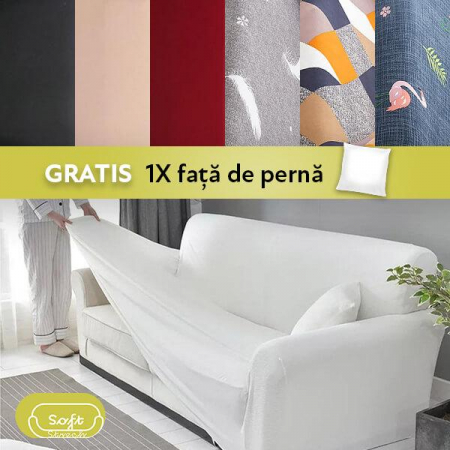 Husa Elastica Pentru Fotoliu/ Canapea/ Coltar - Frunze De Toamna [4]