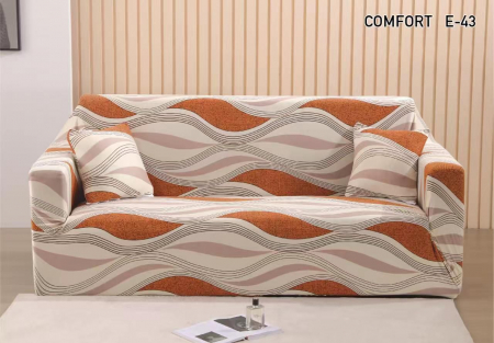 HUSE CANAPELE & SCAUNE - Husa Elastica Pentru Fotoliu/ Canapea/ Coltar - Beige/Brown
