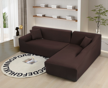 Husa Elastica Pentru Fotoliu/ Canapea/ Coltar - Maro - UNI HUSE CANAPELE & SCAUNE - Husa Elastica Pentru Fotoliu/ Canapea/ Coltar - Maro - UNI