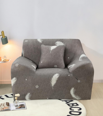 HUSE CANAPELE & SCAUNE - Husa Elastica Pentru Fotoliu/ Canapea/ Coltar - Pene Albe