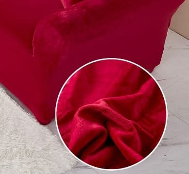 Husa Elastica Pentru Fotoliu/ Canapea/ Coltar UNI Catifea - Bordo [1]