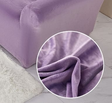 Husa Elastica Pentru Fotoliu/ Canapea/ Coltar UNI Catifea - Lila [1]