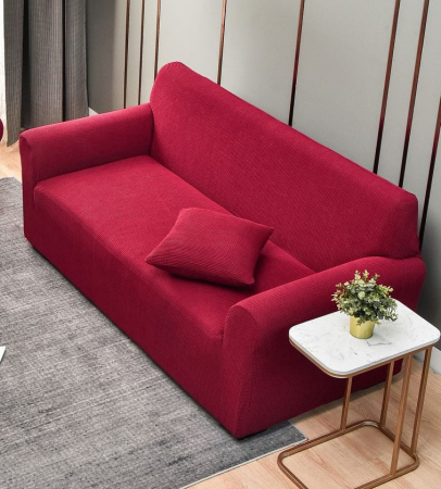 HUSE CANAPELE & SCAUNE - Husa Elastica Pentru Fotoliu/ Canapea/ Coltar UNI Cocolino  - Rosu
