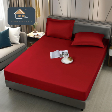 HUSE DE PAT CU ELASTIC - Husa Impermeabila 180x200cm - Rosu