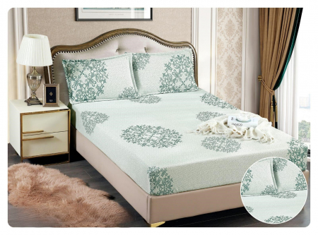 Husa Textura Tricotata 180x200cm - Verde Old Royal [0]