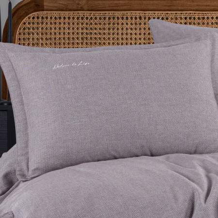 Lenjerie De Pat Bumbac 100% HOBBY - Cafea [1]