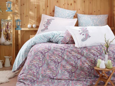 Lenjerie De Pat Bumbac 100% Poplin HOBBY - Desen [0]