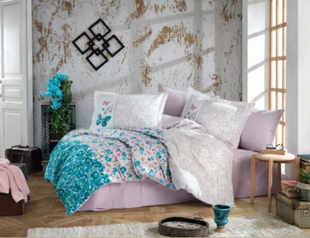 Lenjerie De Pat Bumbac 100% Poplin HOBBY - Crem [0]