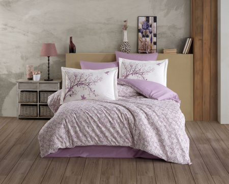 Bumbac 100% Poplin Hobby - Lenjerie De Pat Bumbac 100% Poplin HOBBY - Pink Primavera