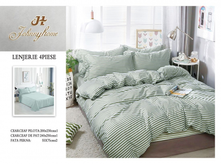 Cearceaf normal - Lenjerie De Pat Bumbac Satinat Superior - Mint