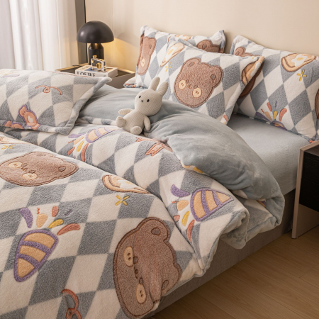 Lenjerie De Pat Cocolino 1 Persoana -  Bear [2]