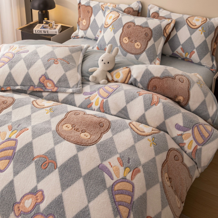 Lenjerie De Pat Cocolino 1 Persoana -  Bear [1]