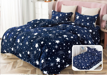 Lenjerie De Pat Cocolino 4 Piese Cu Elastic - All About Stars [1]