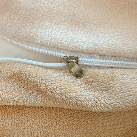 Lenjerie De Pat Cocolino 4 Piese Cu Elastic - Bej Cu Catei [19]