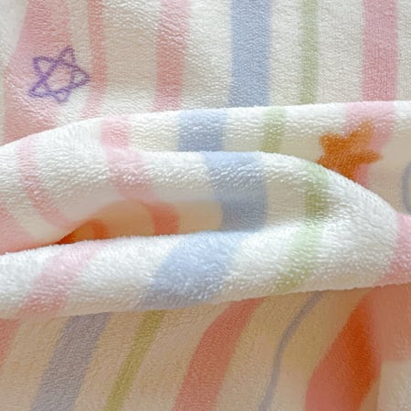 Lenjerie De Pat Cocolino 4 Piese Cu Elastic - Bleu Cu Catei Si Dungi [17]