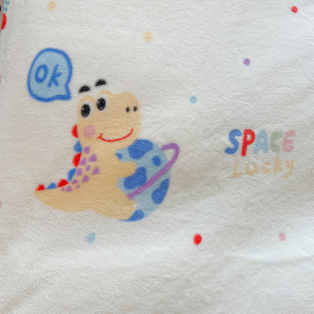 Lenjerie De Pat Cocolino 4 Piese Cu Elastic - Bleu Cu Dinozauri [14]