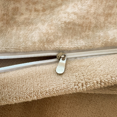 Lenjerie De Pat Cocolino 4 Piese Cu Elastic - Bej Cu Dovleci De Toamna [19]